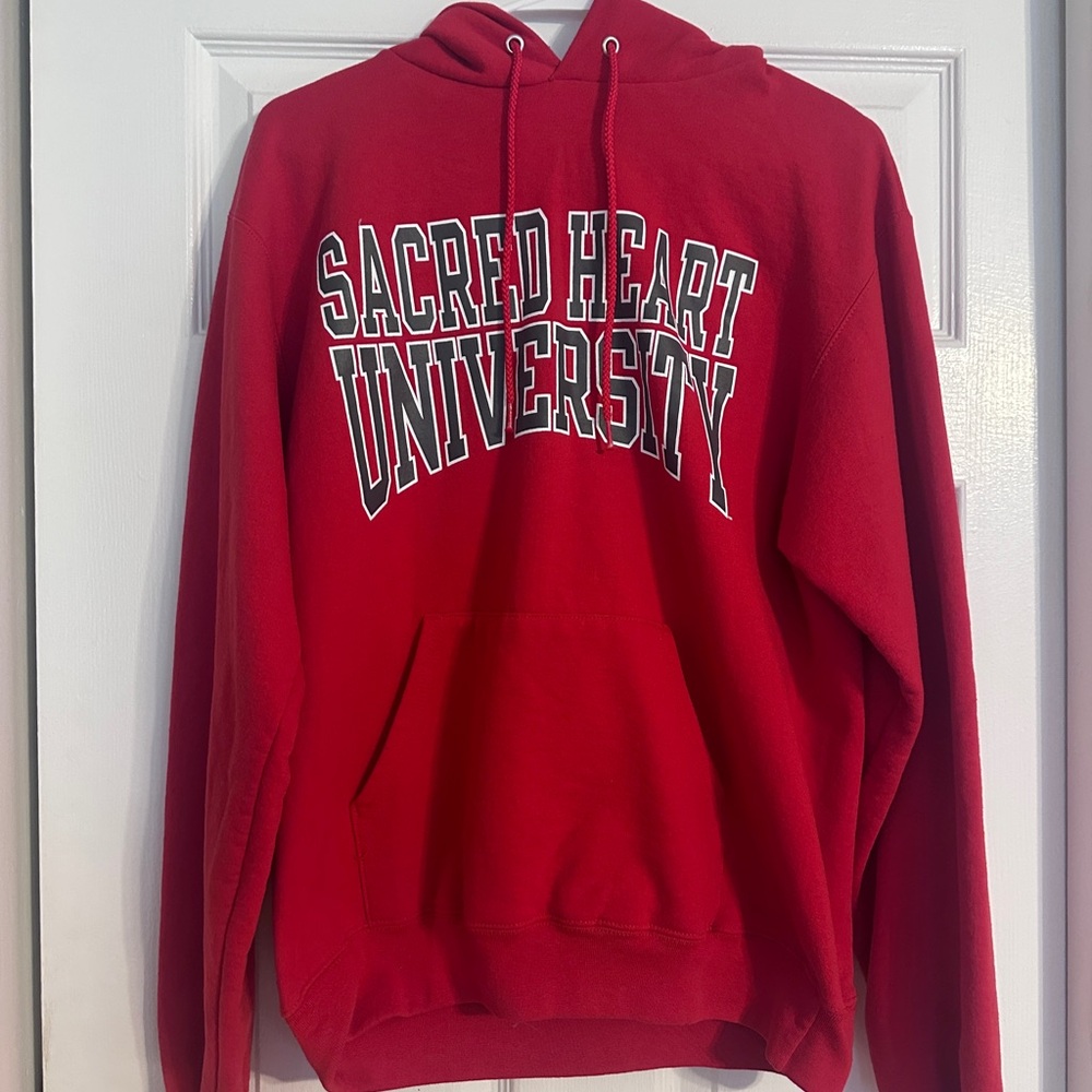 Champion Red Sacred Heart University Hoodie Sweatshirt